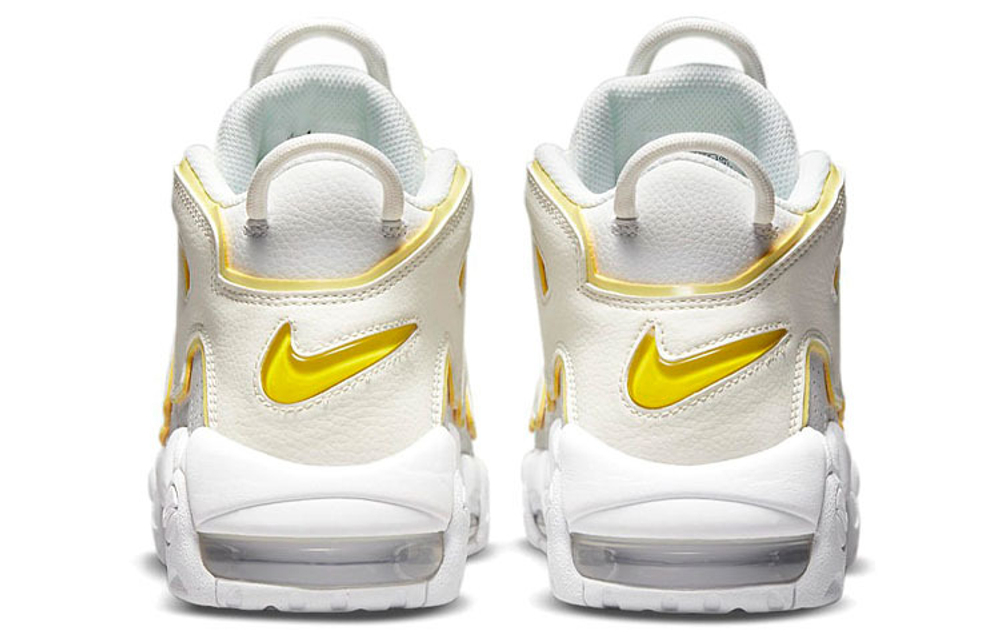 Кроссовки Nike Air More Uptempo "Light Citron" (Женская размерная сетка)