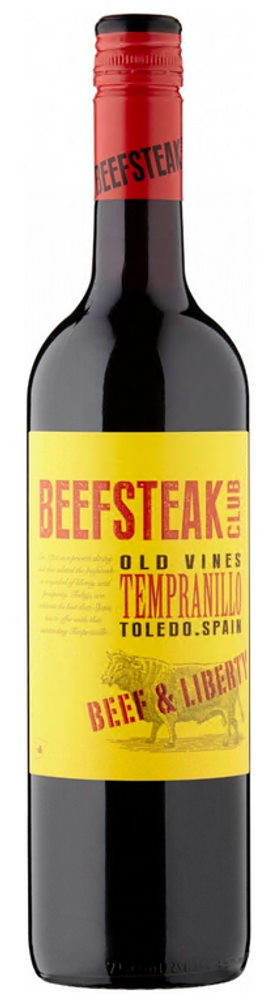 Вина Бифстейк Клаб Стейк и Свобода Темпранильо Вина Бифстейк Клаб Стейк и Свобода Темпранильо