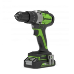 Дрель-шуруповерт Greenworks GD24DD35 24V (35 Нм) бесщеточная аккумуляторная с 1хАКБ 2 А/ч и ЗУ в кейсе -  АКБ 2 А/Ч