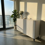 Комод ROYAL 5051 эко (Белый-Черный)