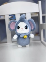 Мягкая игрушка Котенок в костюме случайный цвет 18 см