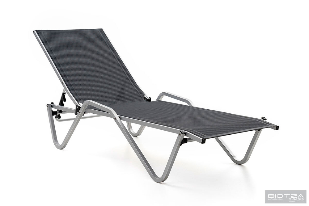 Шезлонг металлический Hera, антрацит