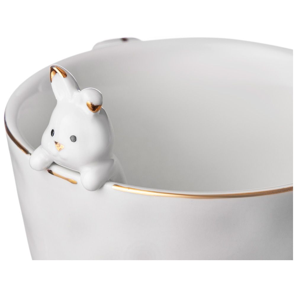 КРУЖКА "КРОЛИК" 350 МЛ / 14*10*7,5 СМ (КОР=48ШТ.)