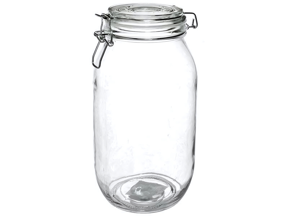 Банка 2200мл стеклянная круглая тм Appetite