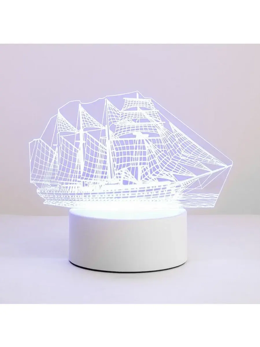 Светильник «Фрегат» LED RGB от сети 9.5×15×16 см RISALUX