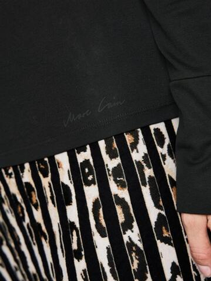 Marc Cain Водолазка из хлопка с декоративными разрезами