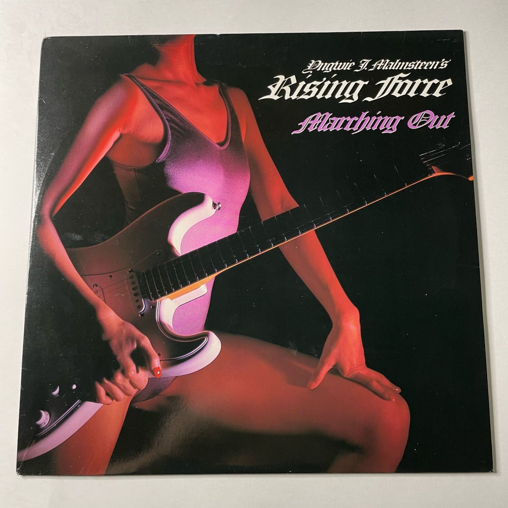 Винтажная виниловая пластинка LP Ингви Мальмстин Yngwie J. Malmsteen's Rising Force Marching Out (Japan 1985) (No Obi)