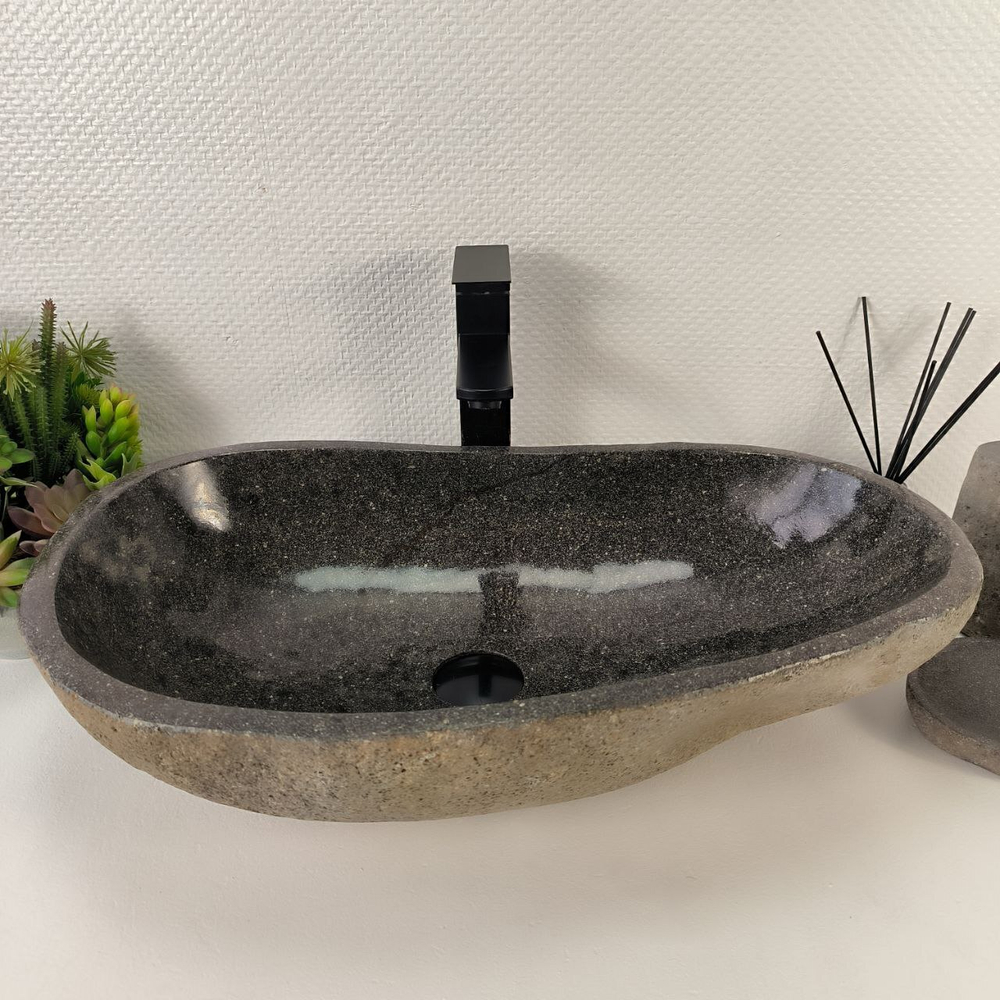 Раковина из речного камня RS-65136 61*36*15 0858