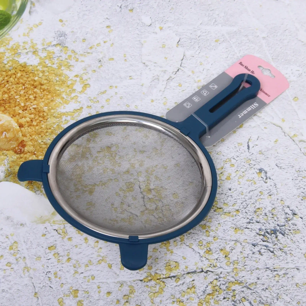 Сито металлическое в пластиковой оправе 16*25см