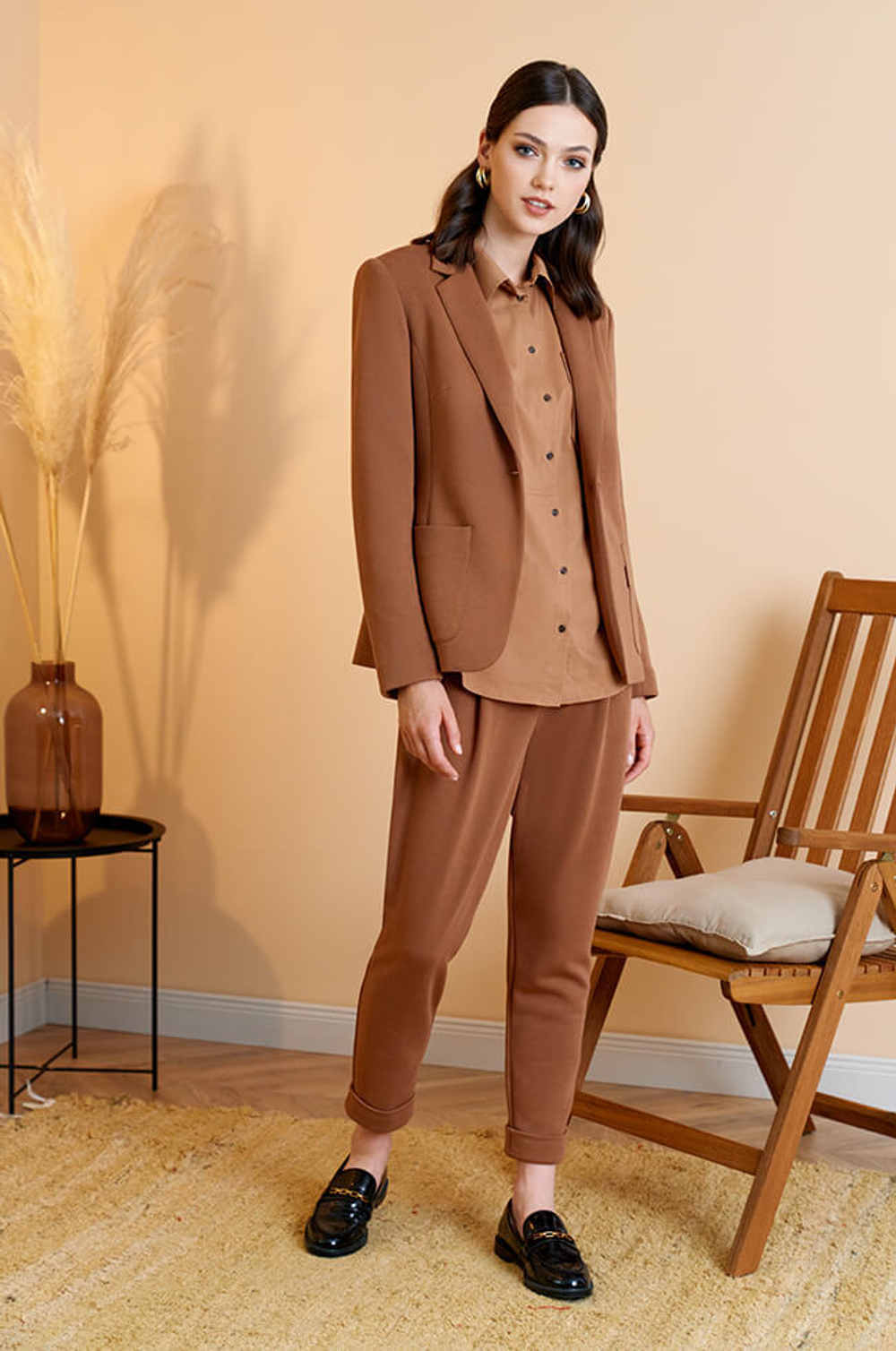 1786 Жакет женский (корица)