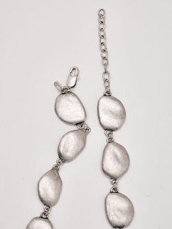 Massimo Dutti Ожерелье с эффектом каскада, серебряный