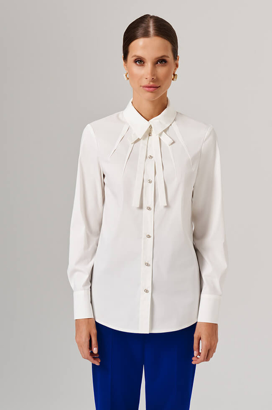 23135 Блузка женская (молочный)