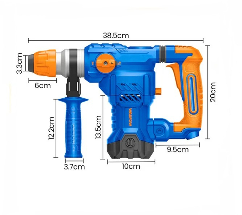Перфоратор SDS-plus WADFOW WRH2D32 1500 Вт 5,5 Дж