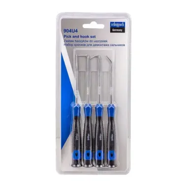 Съемники (крючки) для демонтажа сальников, набор 4пр. Scheppach Sch-904U4