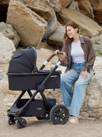 Детская коляска Happy Baby Mommer Pro 2 в 1 Black