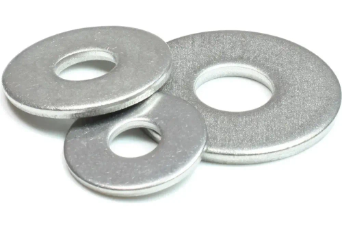 Шайба М6 увеличенная оцинкованная кузовная - 100 шт.