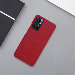 Кожаный чехол-книжка Nillkin Leather Qin для Xiaomi Poco M4 Pro 5G