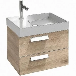Тумба с раковиной Jacob Delafon RYTHMIK 60 EB1301-E10+EXQ112-Z-00 квебекский дуб