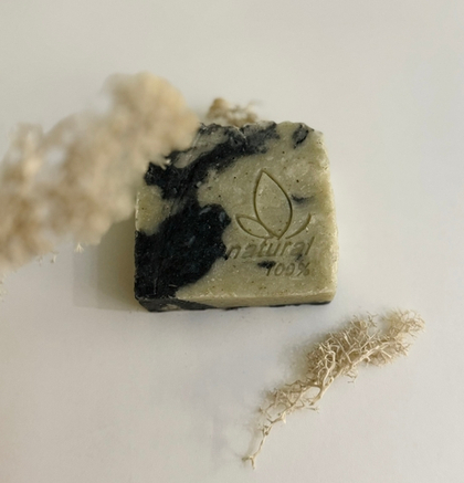 Мыло с нуля "Банное с глиной и шунгитом"