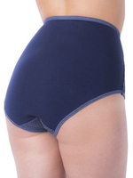 Женские трусы-макси plus size из хлопкового полотна (Размер: 54) (Цвет: кофейный)