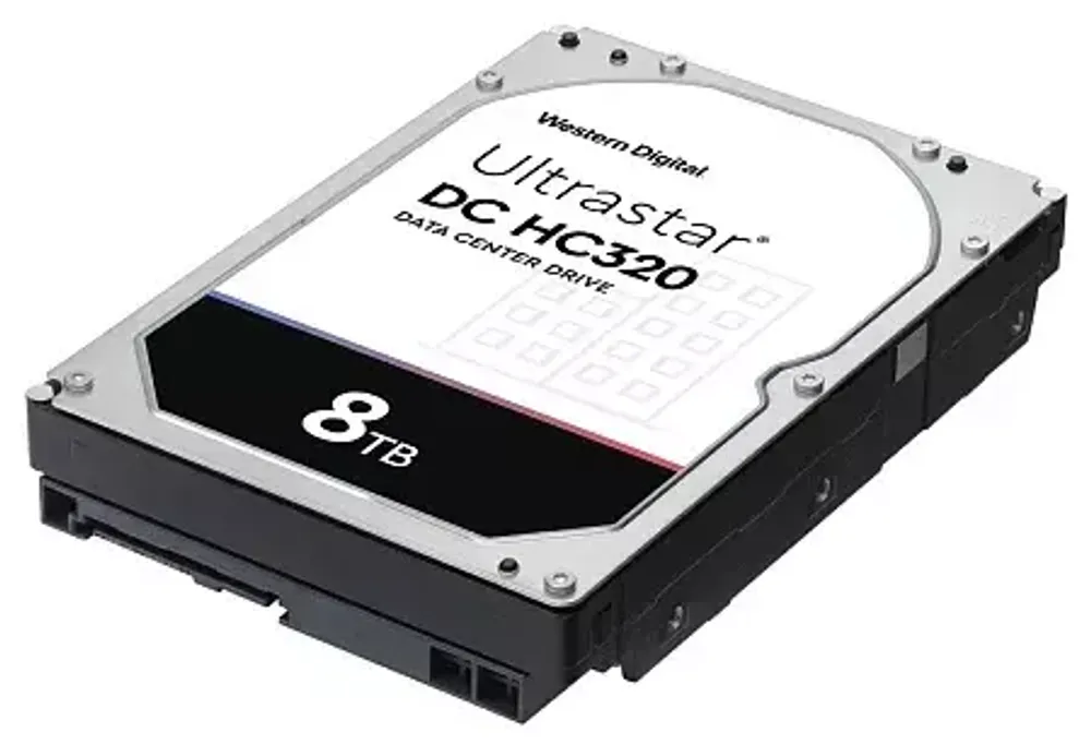 Western Digital Ultrastar DC HDD Server 7K8 (3.5’’, 8TB, 256MB, 7200 RPM, SAS 12Gb/s, 512E SE), SKU: 0B36400