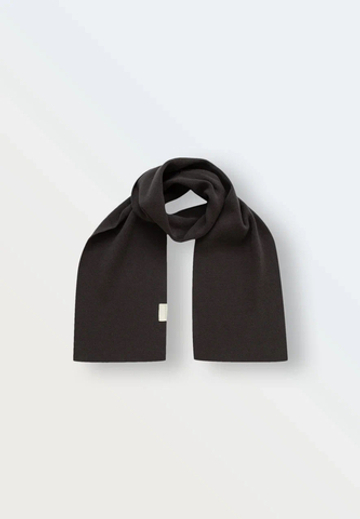 Шарф вязаный (графит)