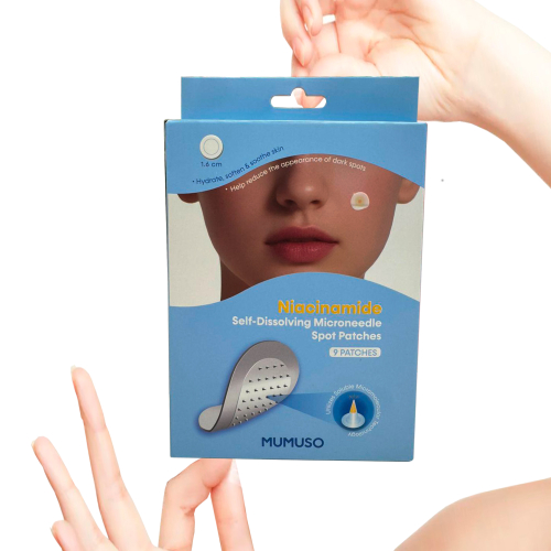 Патчи Mumuso точечные Саморастворимые микроиглы с ниацинамидом увлажняющие