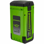 Аккумулятор GreenWorks 40V 2951607, Li-ion, 8Ач, слайдер, без ЗУ