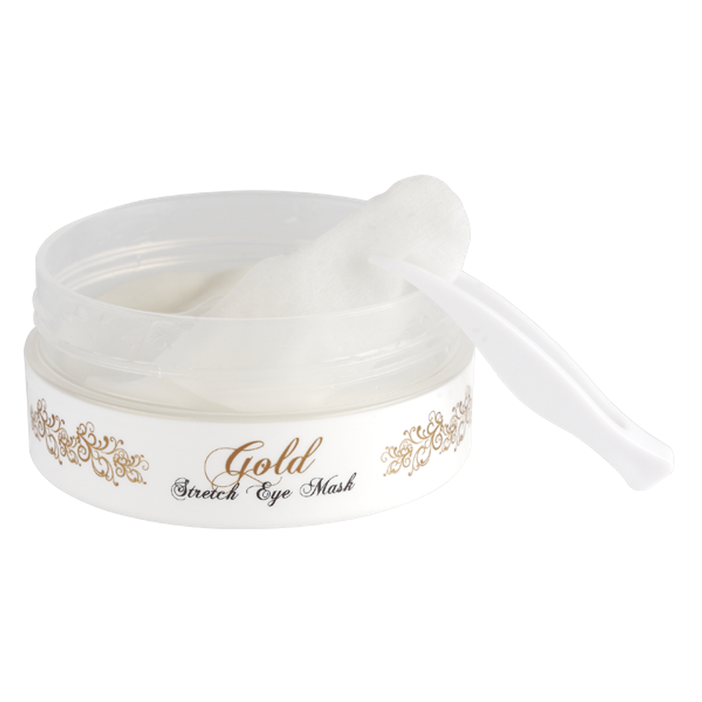 AMENITY ШЕЛКОВЫЕ ПАТЧИ ДЛЯ ВЕК «ЗОЛОТО» Gold Stretch Eye Mask 60 патчей