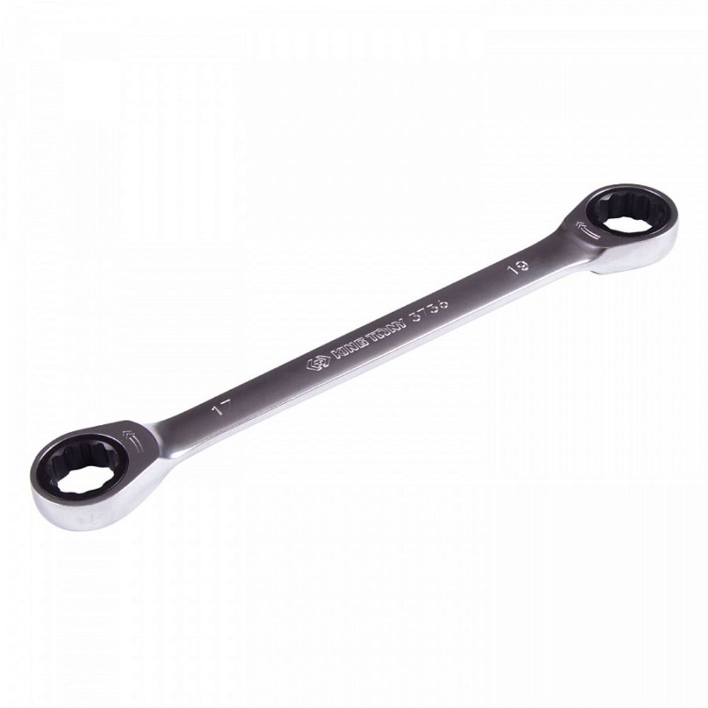 KING TONY (37361719M) Ключ трещоточный накидной 17х19 мм, прямой