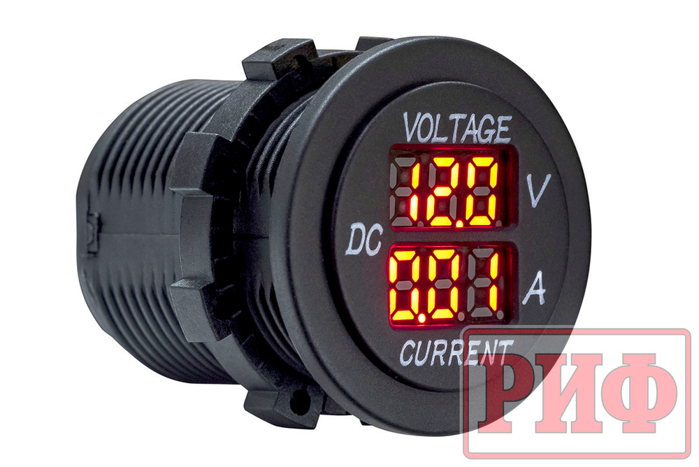 Вольтметр/амперметр 12В РИФ