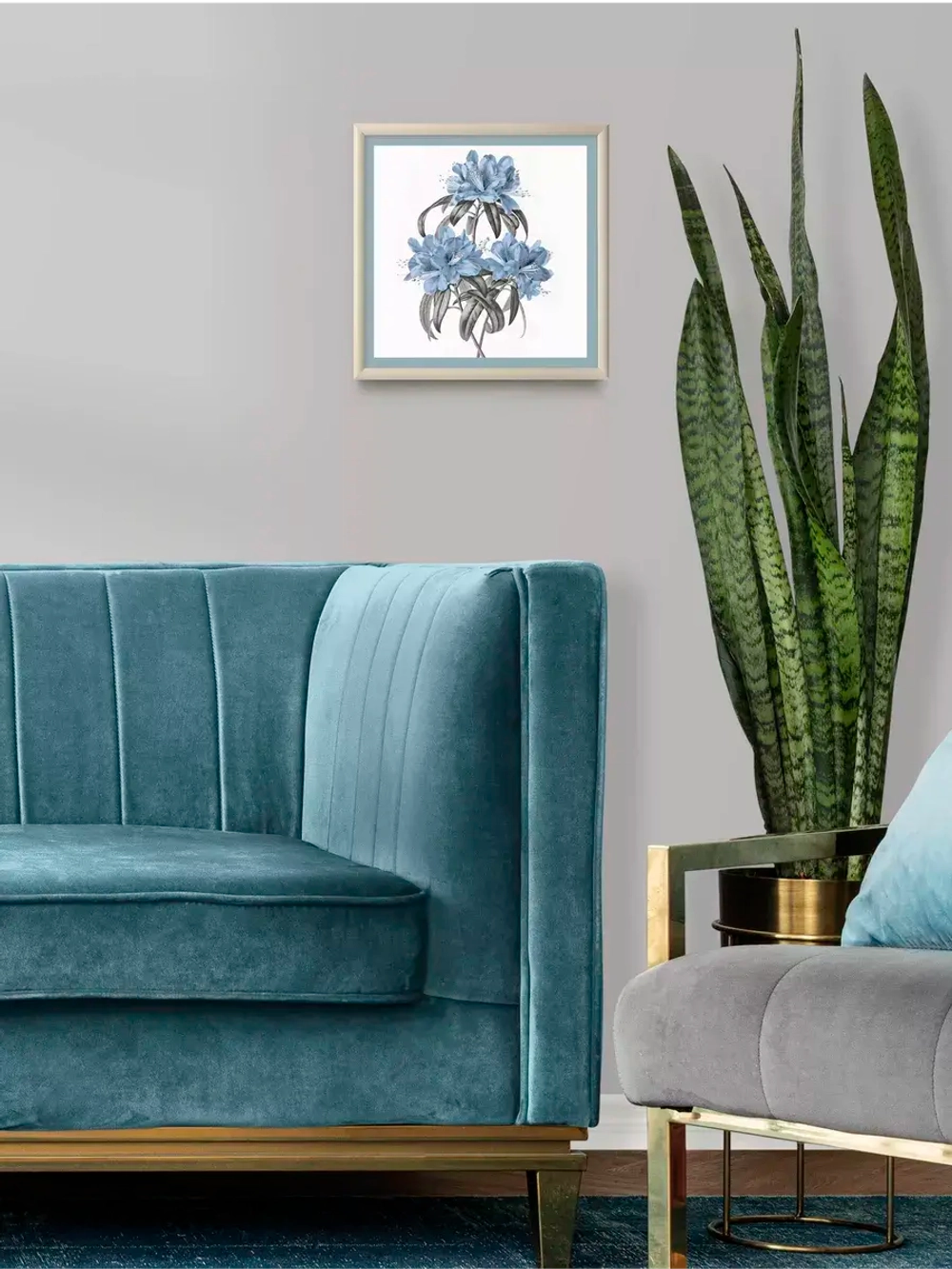 Картина на стену интерьерная на холсте 33*33 см