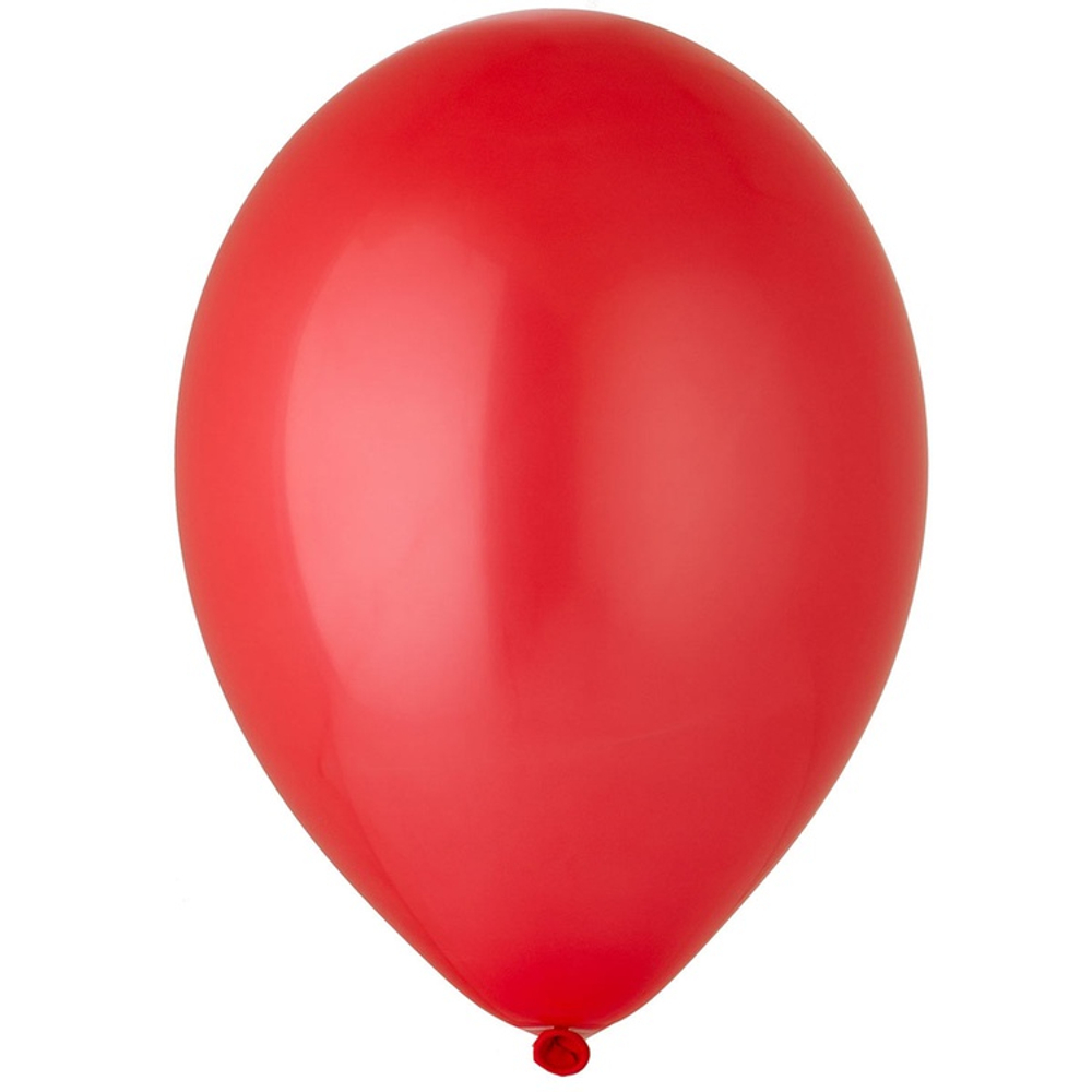 Шар латексный Набор 500 шт Пастель 25 см (Красный)