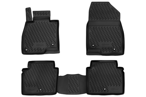 Коврики в салон для MAZDA 6 (III, IIIr) GJ, 2012-2018, седан 4 шт. (Повышенная устойчивость, повышенная износосто FORMAT.CARMZD00025H