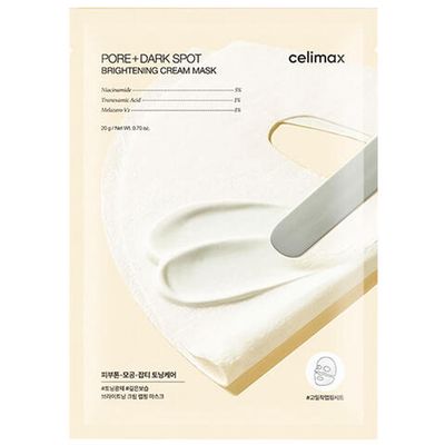 Осветляющая кремовая маска Celimax Pore+Dark Spot Brightening Cream Mask