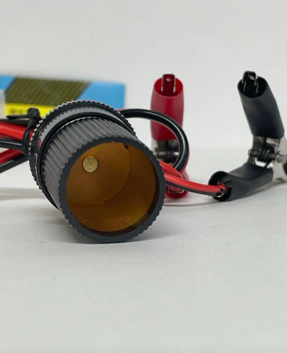 Удлинитель (40 см) прикуривателя HYK с крокодилами (1 шт.)