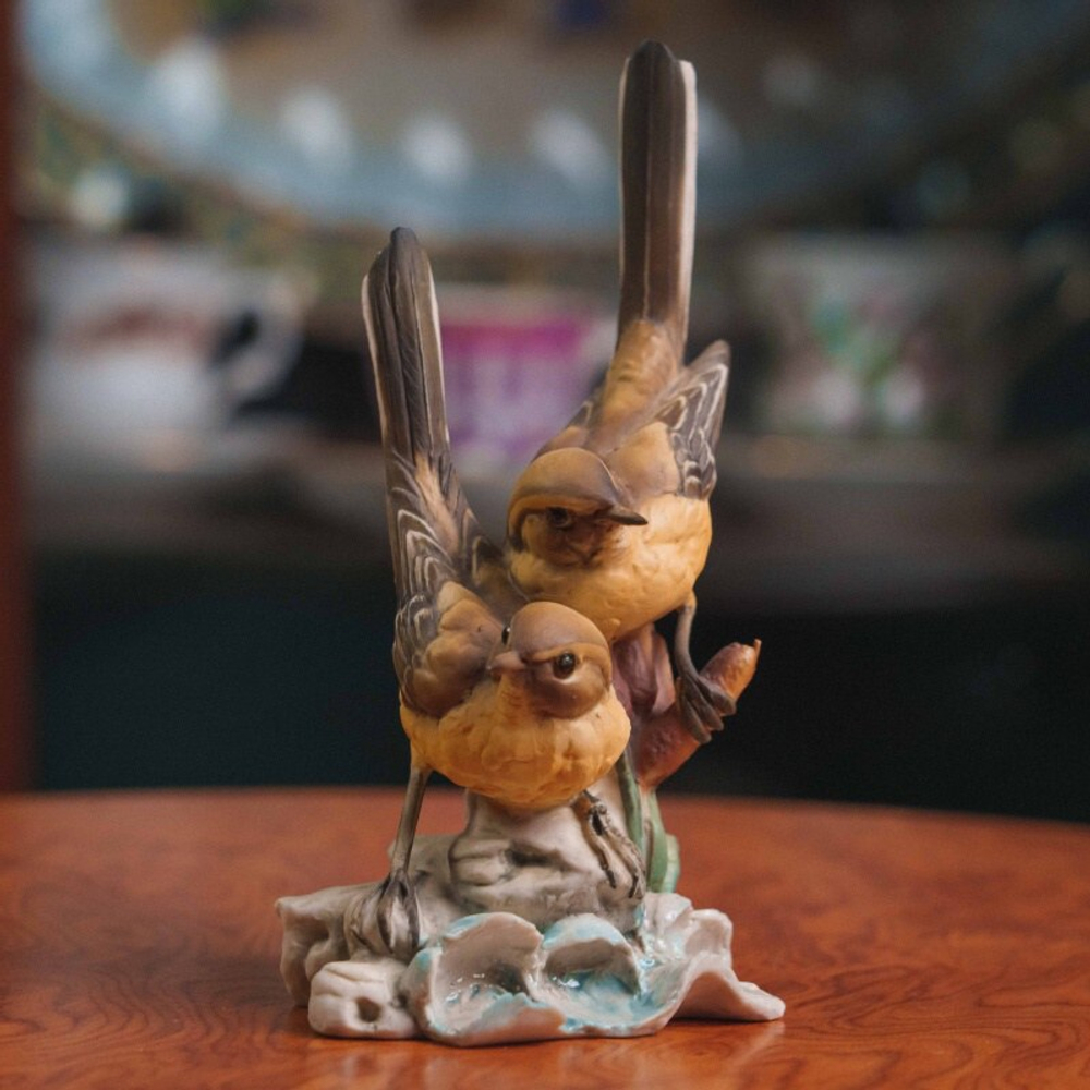 Фарфоровая композиция «Пара птиц»