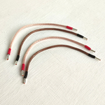 DAXX S182 Перемычки акустические 4 x 3,3 кв.мм. медные монокристаллические на посеребренных гильзах, длина 20см. (4шт)