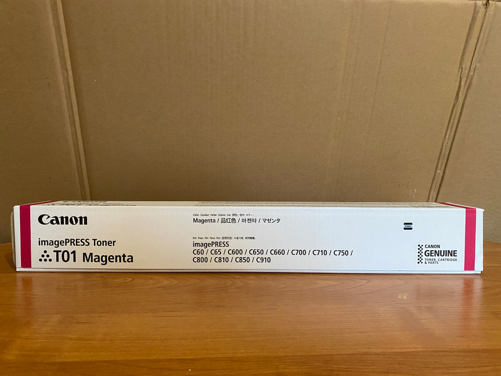8068B001 - Тонер пурпурный Canon T01 для iPR C65/C700/C750/C800/C850, 39 тыс. стр