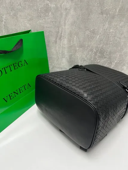 Рюкзак Bottega Veneta Intrecciato черный