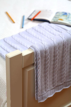 Плед детский 100х150 Luxberry Imperio 93 голубой Португалия