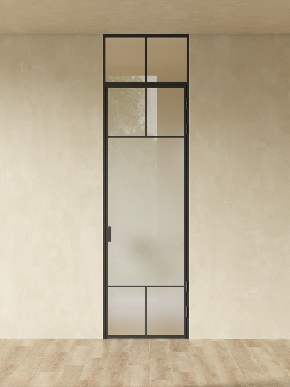 Распашная алюминиевая перегородка Minoli 5