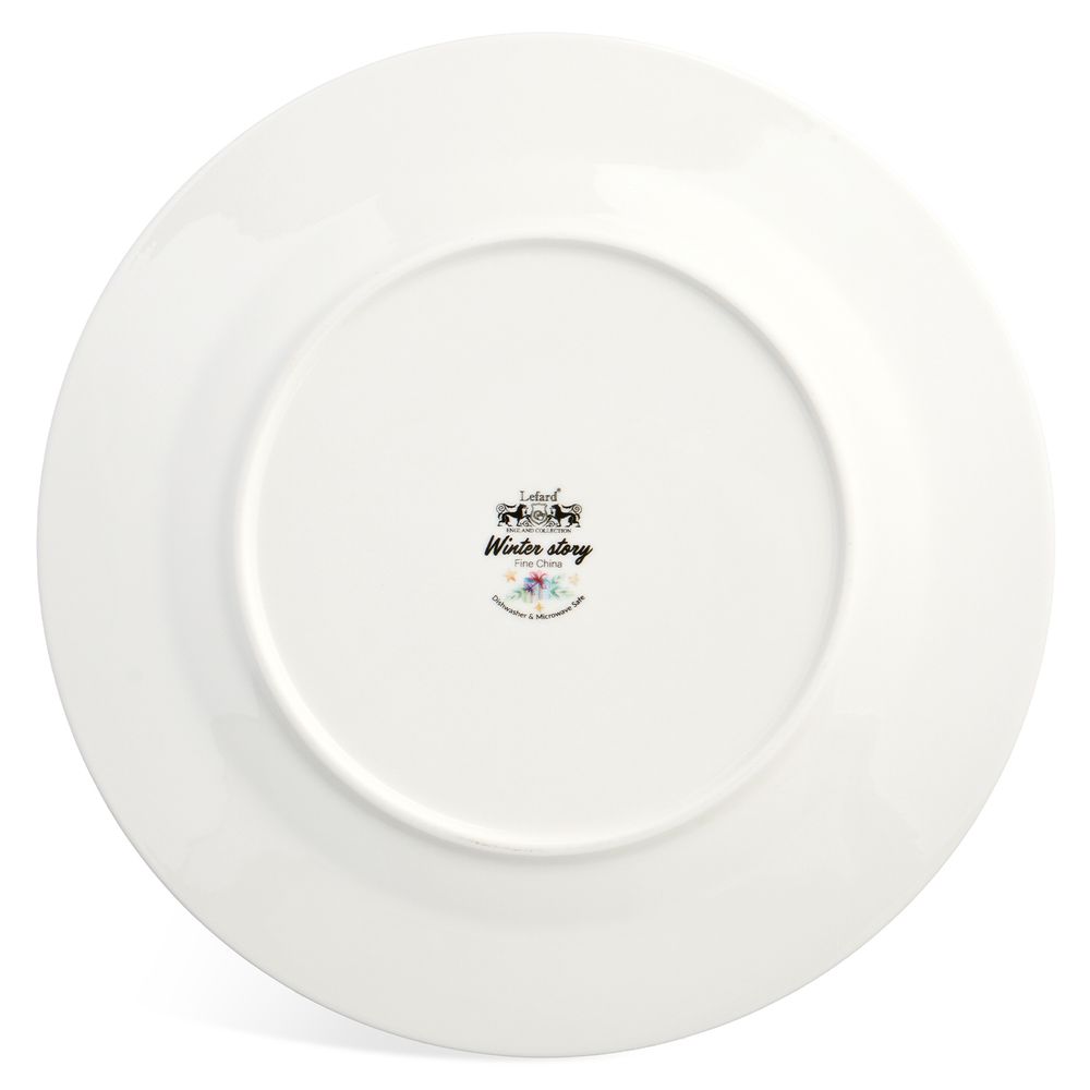 НАБОР ТАРЕЛОК ЗАКУСОЧНЫХ LEFARD "WINTER STORY" 2 ШТ. 20 СМ (КОР=18НАБ.)
