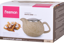 Fissman Заварочный чайник с ситечком, цвет Песочный 750 мл