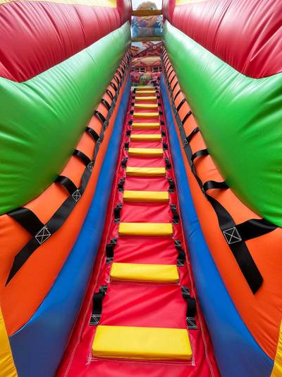 Коммерческий надувной батут «Добрая русская сказка 5», 8*4*5 м