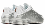 Кроссовки Nike Shox R4 "White And Metallic Silver" (Женская размерная сетка)