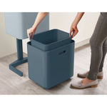 Контейнер для мусора с двумя баками totem max, 60 л, синий