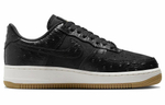 Кроссовки Nike Air Force 1 Black Ostrich (Женская размерная сетка)
