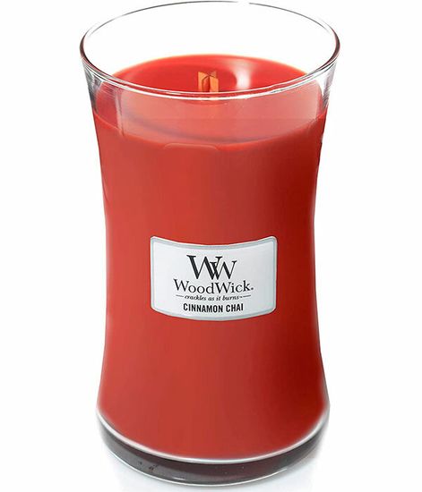 Чай с корицей, ароматическая свеча, WoodWick
