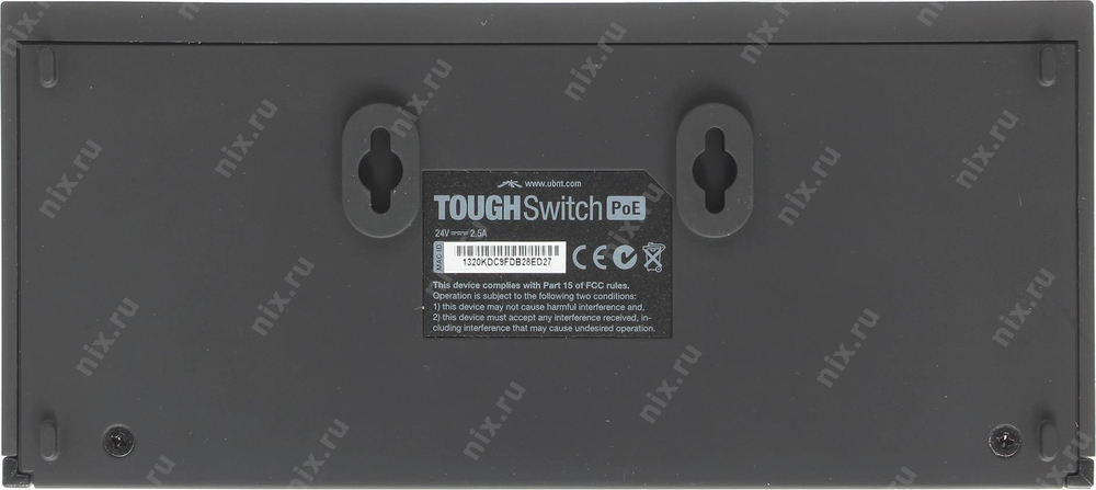 Коммутатор UBIQUITI &lt;TS-5-POE&gt; TOUGH Switch PoE (5UTP 1000Mbps)